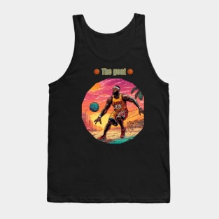 Lebron James goat Victor illustration artwork Tank Top